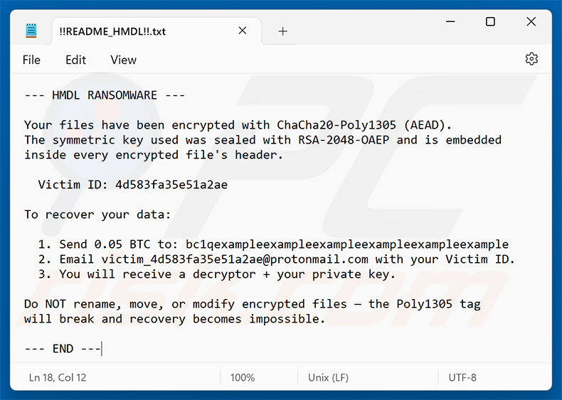 HMDL-Ransomware-Lösegeldforderung (!!README_HMDL!!.txt)