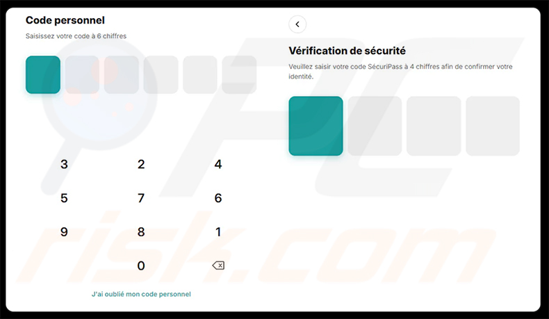 Overlay mit zweistufiger Authentifizierung des RemControl Banking-Trojaners