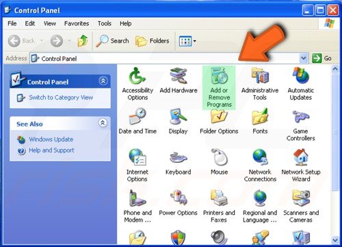 Windows XP Systemsteuerung