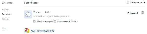 Yontoo Google Chrome
