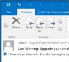 Last Warning: Upgrade Your Email To Avoid Shutting Down E-Mail Betrug