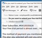 Your Free Trial Period is Almost Over E-Mail-Betrug