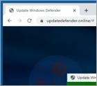 Important Defender Update Available POP-UP Betrug