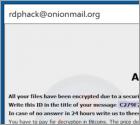 Rdp (Dharma) Ransomware