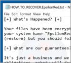 EpsilonRed Ransomware