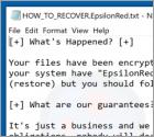 EpsilonRed Ransomware