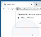 Theactualstories.com Werbung