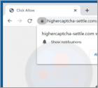 Highercaptcha-settle.com Werbung