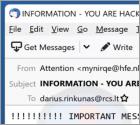YOUR CORPORATE NETWORK HAS BEEN HACKED E-Mail-Betrug