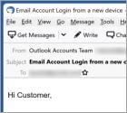 Your Outlook Account Was Logged In E-Mail Betrug
