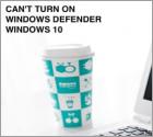 BEHEBEN: Ich kann Windows Defender nicht einschalten
