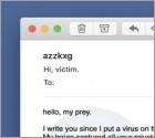 Mein Trojaner hat alle Ihre privaten Informationen erfasst E-Mail-Betrug