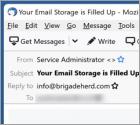 You Have Used Up Your Mail Storage E-Mail-Betrug