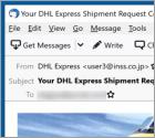 DHL Express Shipment Confirmation E-Mail-Betrug
