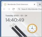 Worldwide Clock Extension Browserentführer