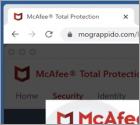 McAfee - A Virus Has Been Found On Your PC! POP-UP Betrug