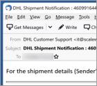 DHL Shipment Details E-Mail-Betrug