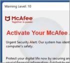 Activate Your McAfee Antivirus License POP-UP Betrug