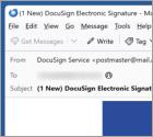 Message Sent Using DocuSign Service Email Betrug