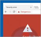 Google Chrome Critical ERROR Schwindel