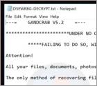 GANDCRAB 5.2 Ransomware