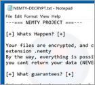 NEMTY PROJECT Ransomware