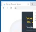 Norton Subscription Has Expired Today POP-UP Betrug