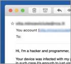Your Device Was Infected With My Private Malware Email-Betrug