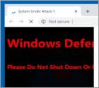 Windows Defender Alert (0x3e7) POP-UP Betrug
