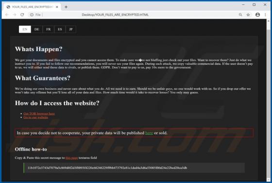 Suncrypt Ransomware