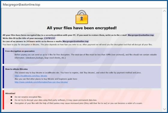 Arena Ransomware