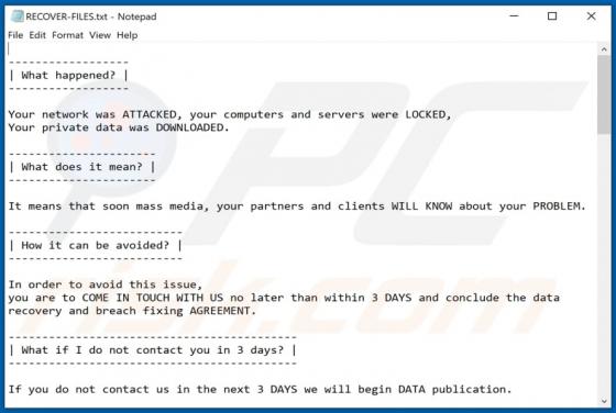 Egregor Ransomware
