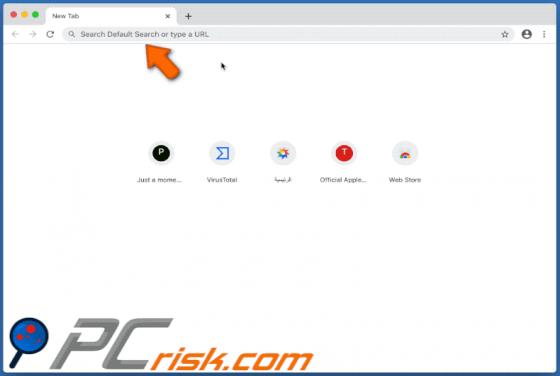 Search.locatorunit.com Weiterleitung (Mac)