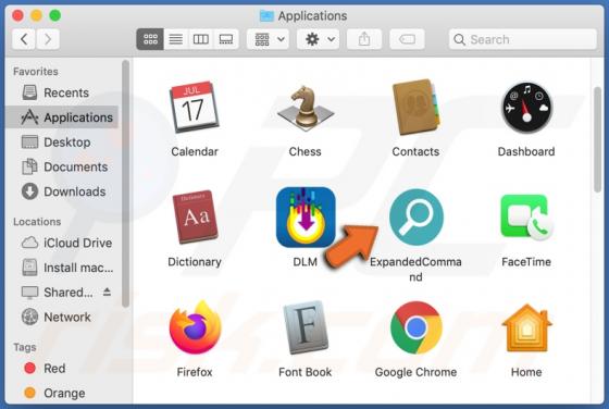 ExpandedCommand Adware (Mac)