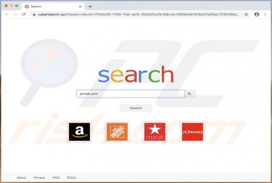 Cybersearch.xyz Weiterleitung (Mac)