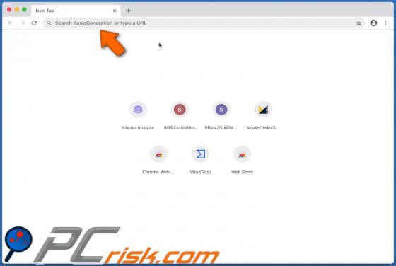 Search.basicgeneration.com Weiterleitung (Mac)
