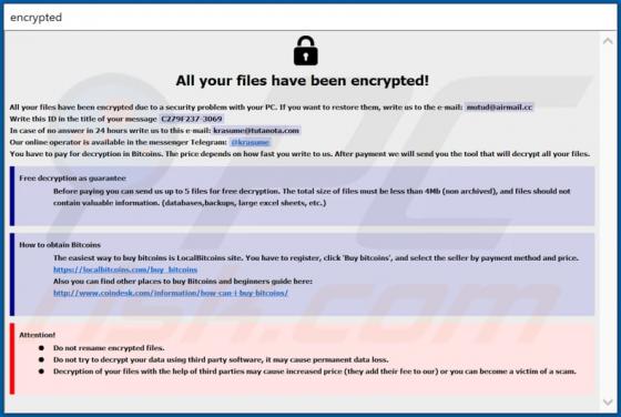 Banjo Ransomware