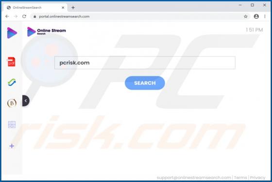 OnlineStreamSearch Browserentführer