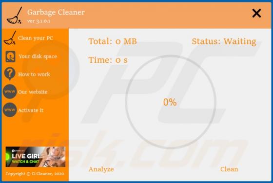 Garbage Cleaner unerwünschte Anwendung 