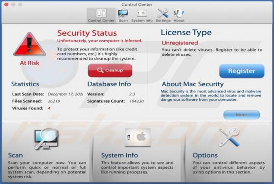 Mac Security unerwünschte Anwendung (Mac)