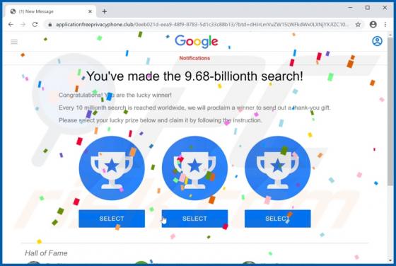 You've Made The 9.68-Billionth Search POP-UP Betrug