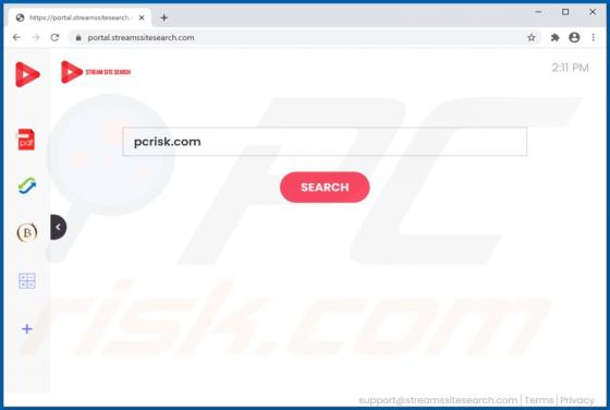 StreamSiteSearch Browserentführer