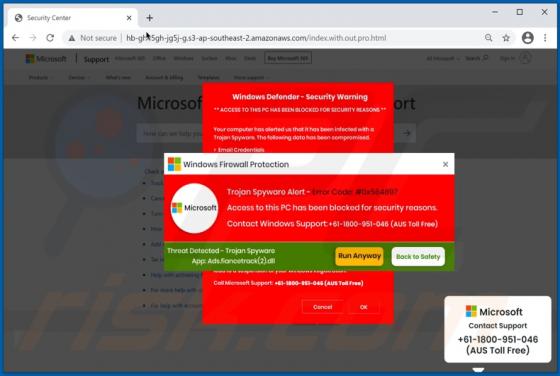 Error Code: #0x564897 POP-UP Betrug