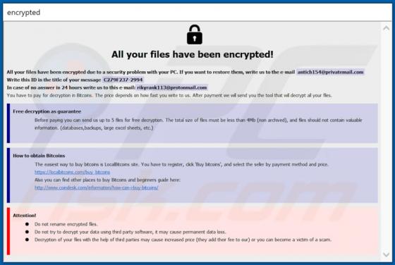 Elbie Ransomware