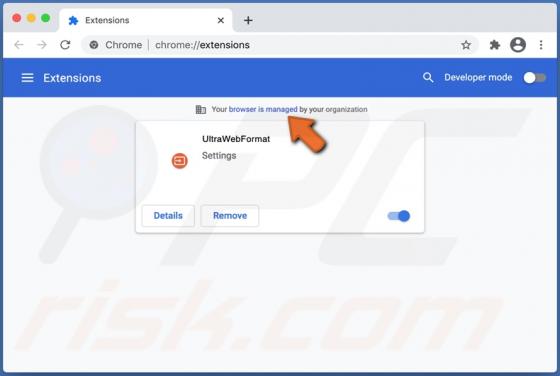 UltraWebFormat Browserentführer (Mac)