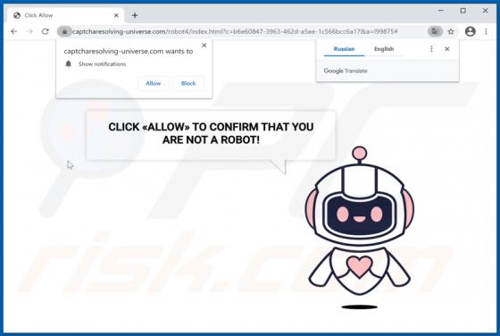 Captcharesolving-universe.com Werbung