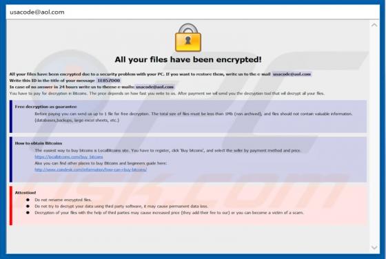 USA Ransomware