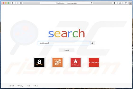 Fireseerch.com Weiterleitung (Mac)