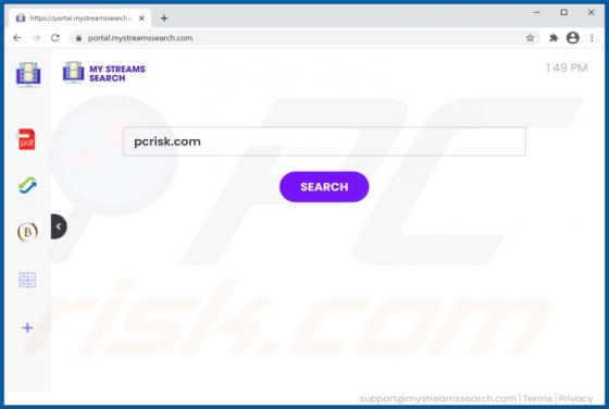MyStreamsSearch Browserentführer