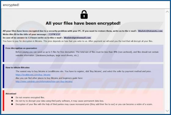 Artemis Ransomware